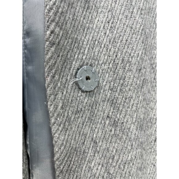 Nine West Wool Blend Blazer Peacoat Longline Women 4 Business Casual Preppy Twee - Picture 6 of 12